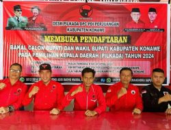 PDI Perjuangan Konawe Buka Pendaftaran Bakal Calon Kepala Daerah 2024
