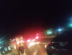 Diduga Tumpahan CPO, Pengendara Roda Dua Alami Kecelakaan