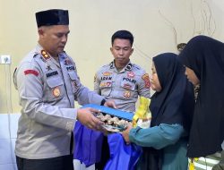 Polres Konawe Berbagi Sembako ke Kaum Duafa