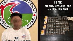 Polisi Tangkap Pemuda di Konawe Diduga Edarkan Tembakau Sintetis