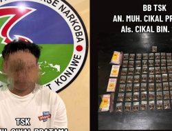 Polisi Tangkap Pemuda di Konawe Diduga Edarkan Tembakau Sintetis