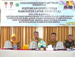 Pemkab Konawe Gelar Evaluasi Kota Layak Anak