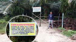 Kuasai Lahan Warga dan Enggan Ganti Rugi, Lahan PT TPM di Segel Warga