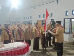 Ketua Kwarcab Konawe lantik pengurus Kwaran Besulutu
