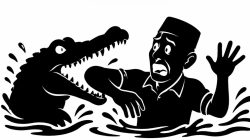 Diseret 10 Meter, Kakek Asal Mubar Selamat Usai Menusuk Mata Buaya