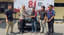 Polisi Kembalikan Kendaraan Korban Pencurian Melalui Mekanisme Pinjam Pakai Barang Bukti