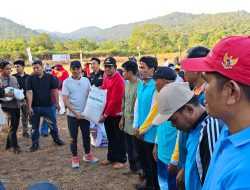 Bupati Konawe Serahkan Bantuan 21,57 Ton Beras CPP di Kecamatan Routa