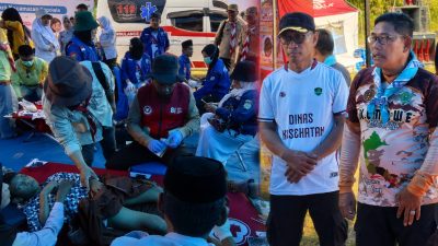 Dinkes Konawe Gelar Sunat Massal dan cek Kesehatan Gratis di Kemah Bakti Kapoiala