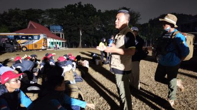 Wabup Syamsul Ibrahim bersama Kontingen Jamnas XII Tiba di Konawe
