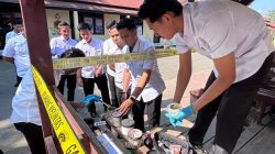 Satreskrim Polres Konawe Gelar Simulasi Olah TKP Penemuan Mayat